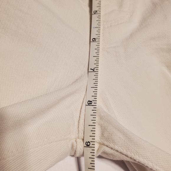 Paige Premium Capri Jeans Denim White Melrose Sz 30 X 24. 5" - Picture 15 of 16